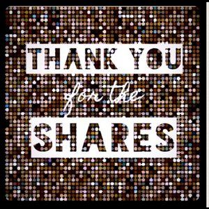 Please leave a comment when you share!